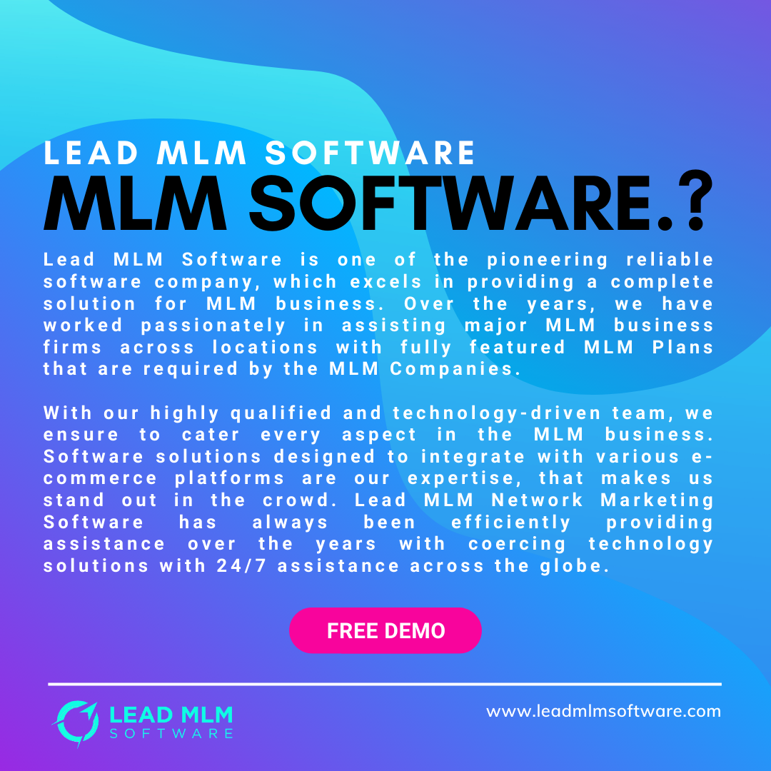 Here is the fully featured MLM Software plans