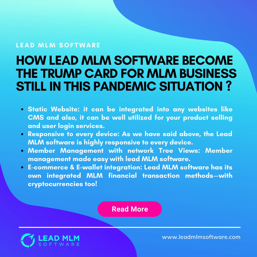 The Smart MLM software to Build your MLM Business
