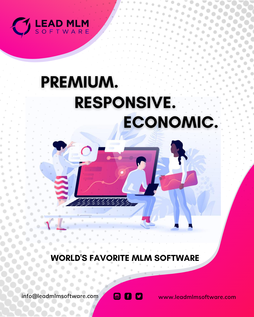 Responsive - economic and premium Finish.! - The Lead MLM Software