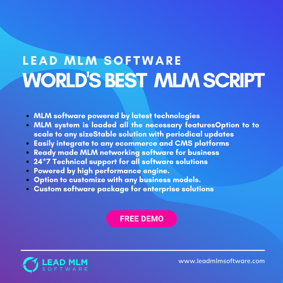 Grab this MLM Script to Accelerate your MLM business