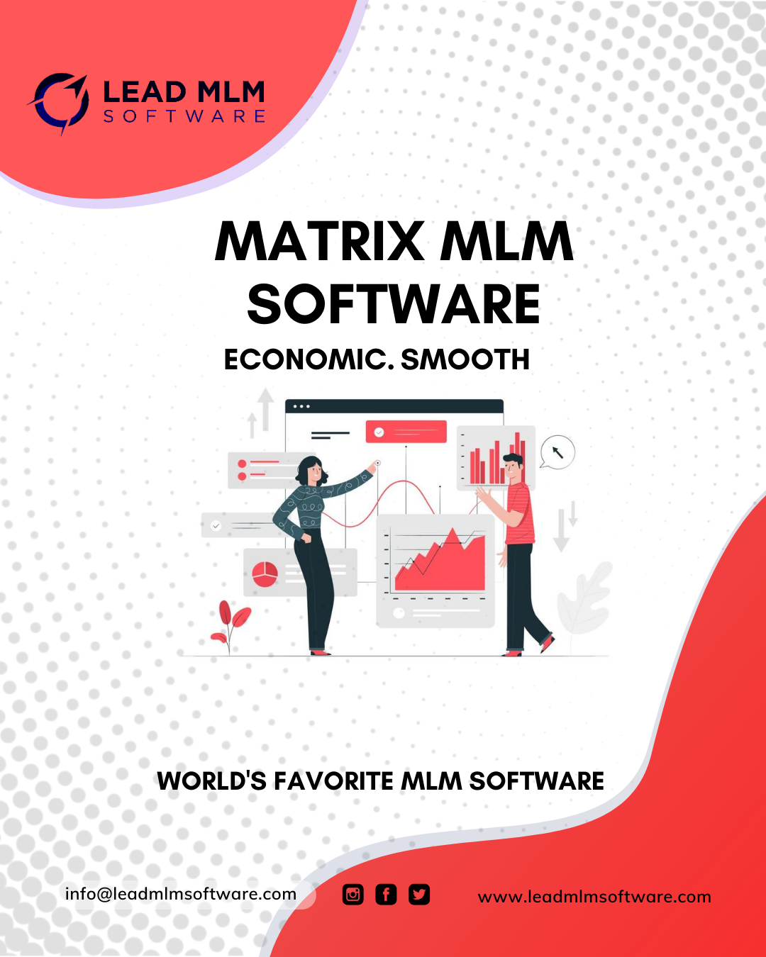 #1 Matrix plan MLM Software - economic MLM Software plan!