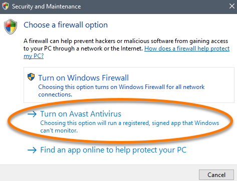 Get Customer help for canceling automatic renewal of the Avast subscription
