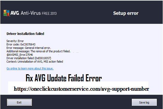 Some Easy Steps to Troubleshoot AVG Update Failed Error