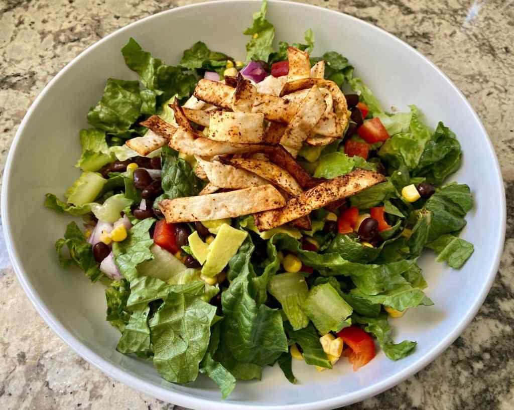 Chopped Southwest Salad | Kathys Vegan Kitchen