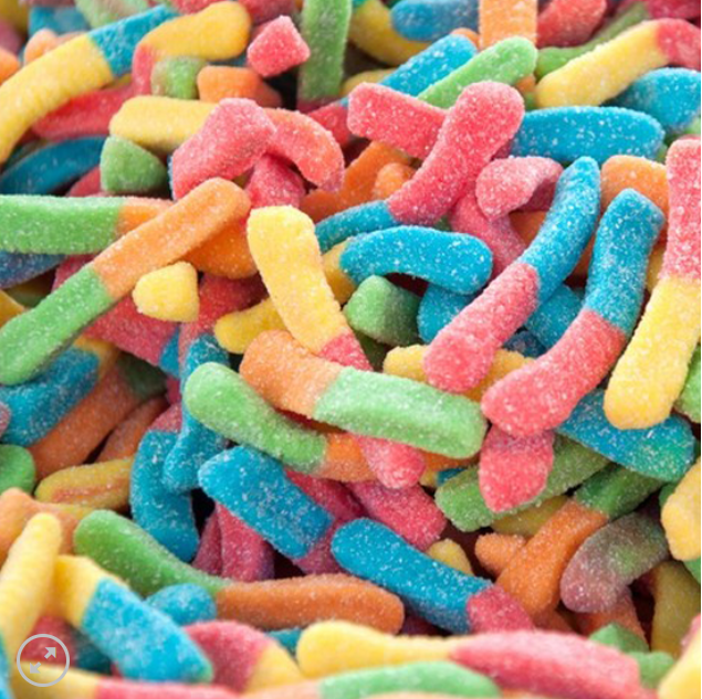 150MG THC Gummy Worms by Doobie Snacks