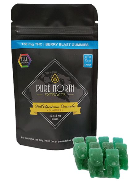 PNE Full Spectrum Gummies – SATIVABerry Blast – 150mg THC
