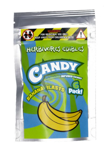 Herbivores Edibles – THC Banana Blast – 150mg