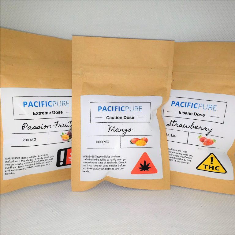 PACIFIC PURE FAT CAT GUMMY (200MG – 1000MG THC)