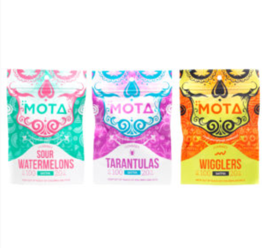MOTA Medicated Gummies SATIVA – 100mg THC