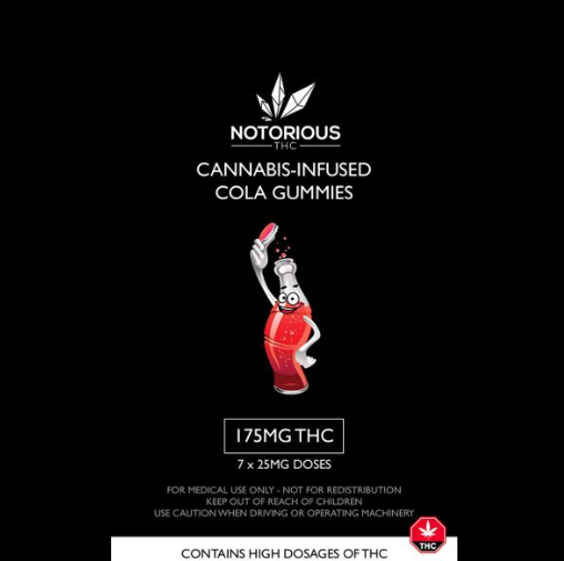 Notorious THC – Candy Colas (175MG THC)