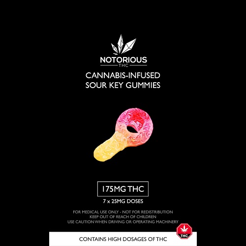Notorious THC – Sour Keys (175MG THC)