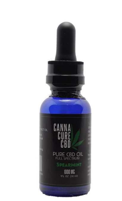 CANNA CURE CBD OIL – MINT (1000MG)