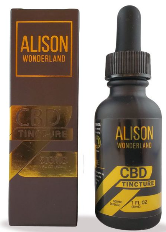 Alison Wonderland 500MG CBD Tincture