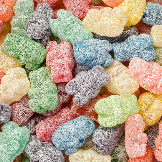 150MG THC Sour Gummy Bears by Doobie Snacks