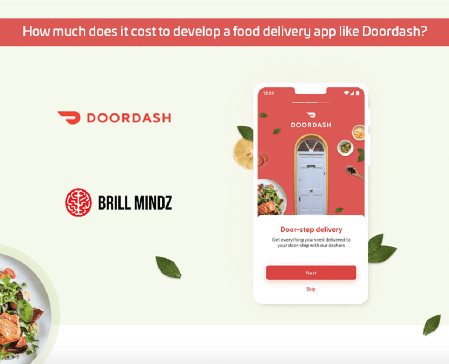 How much does it cost to develop a food delivery app like Doordash?