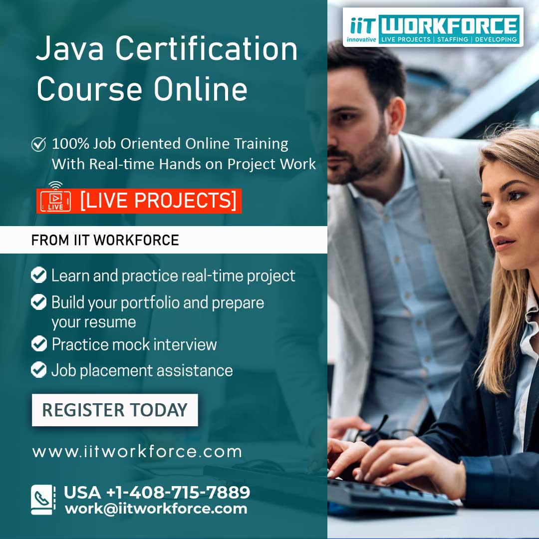 Learn java effectively from IIT Workforce