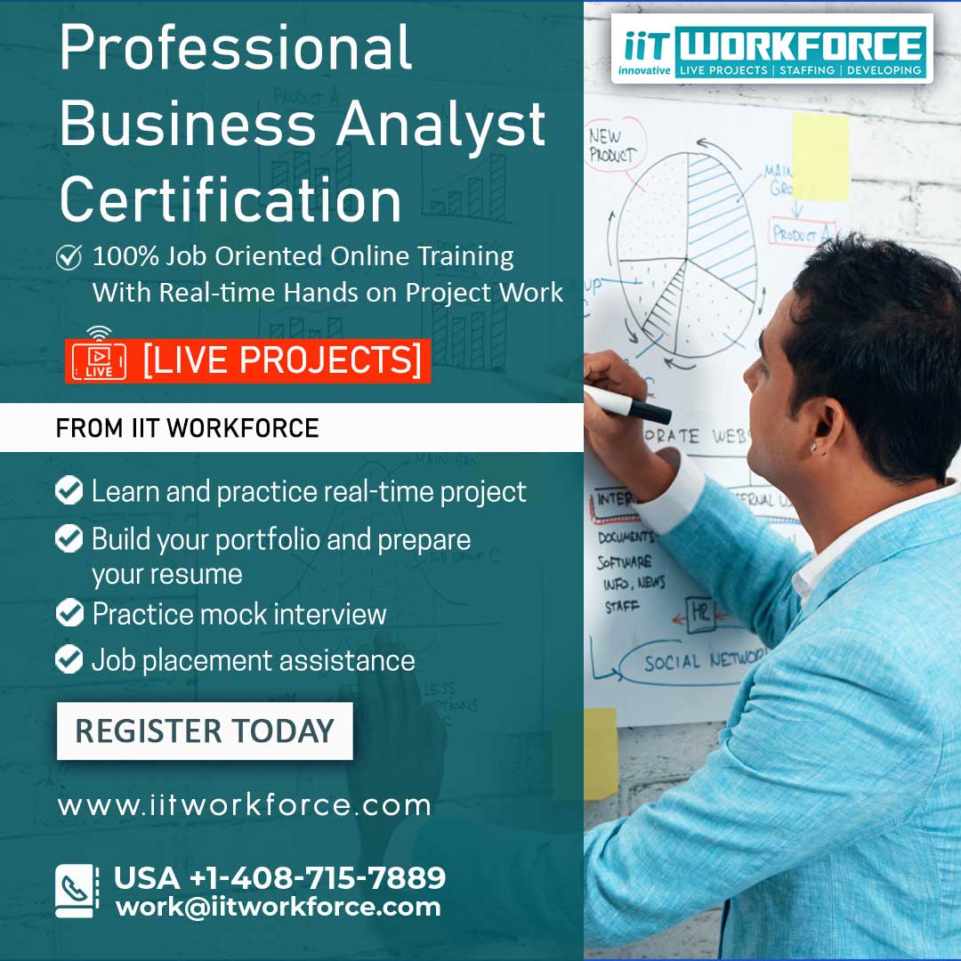 Take Professional Business Analyst Certification Course at IIT Workforce