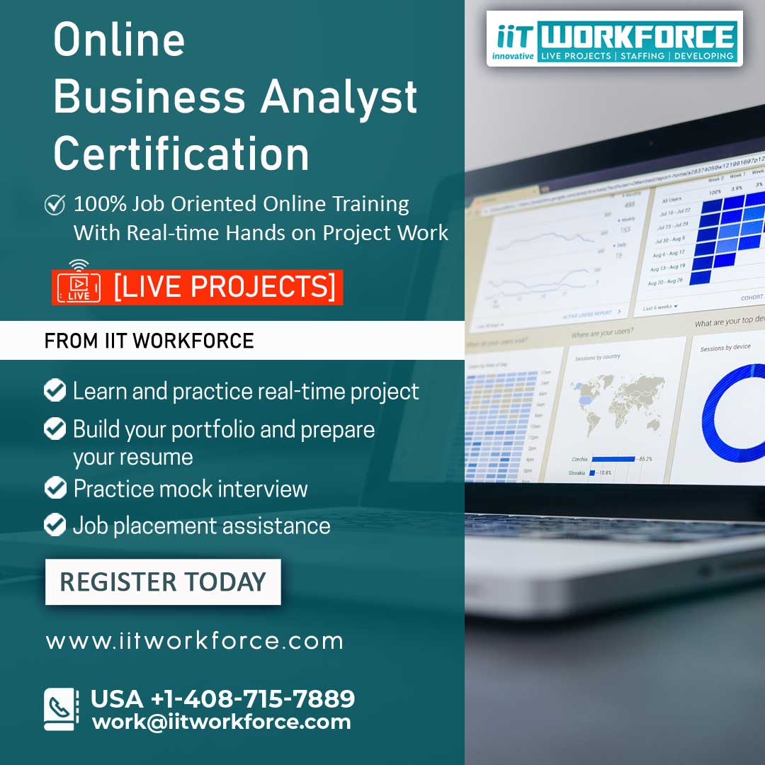 Pursue online business analyst certification at IIT Workforce