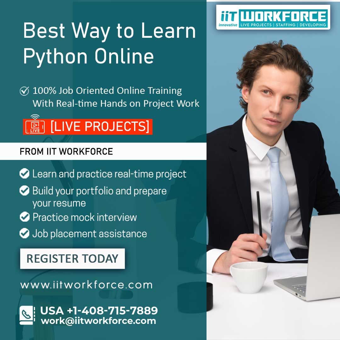 Get the knowledge of python completely by enrolling python course at the IIT Workforce