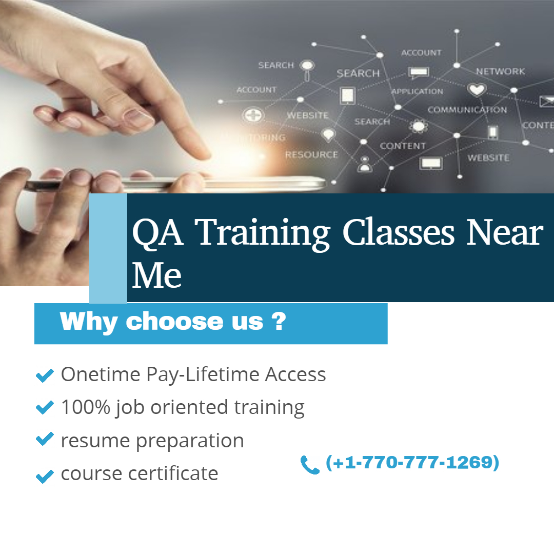 QA Training Classes near me