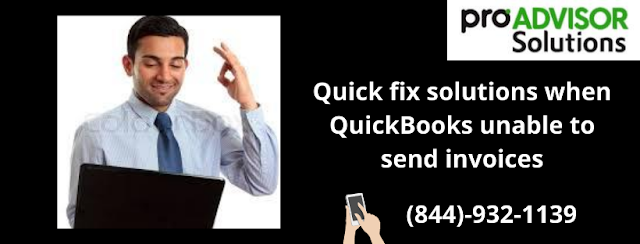 Simple steps to Fix "QuickBooks unable to send invoice" error