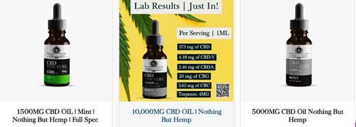 CBD Tincture for Sale - Nothingbuthemp