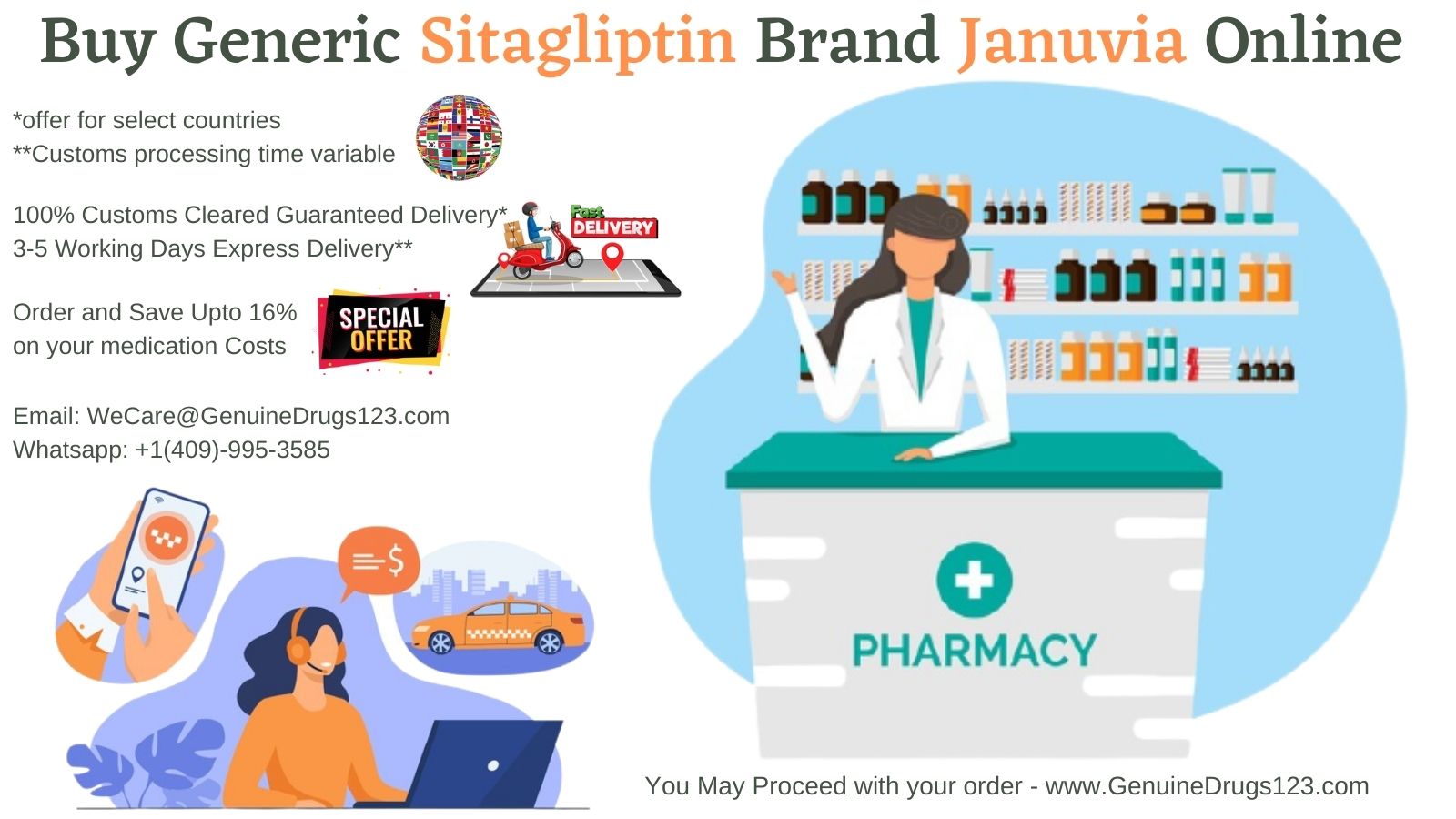 Deal Generic Sitagliptin Brand Januvia Online 