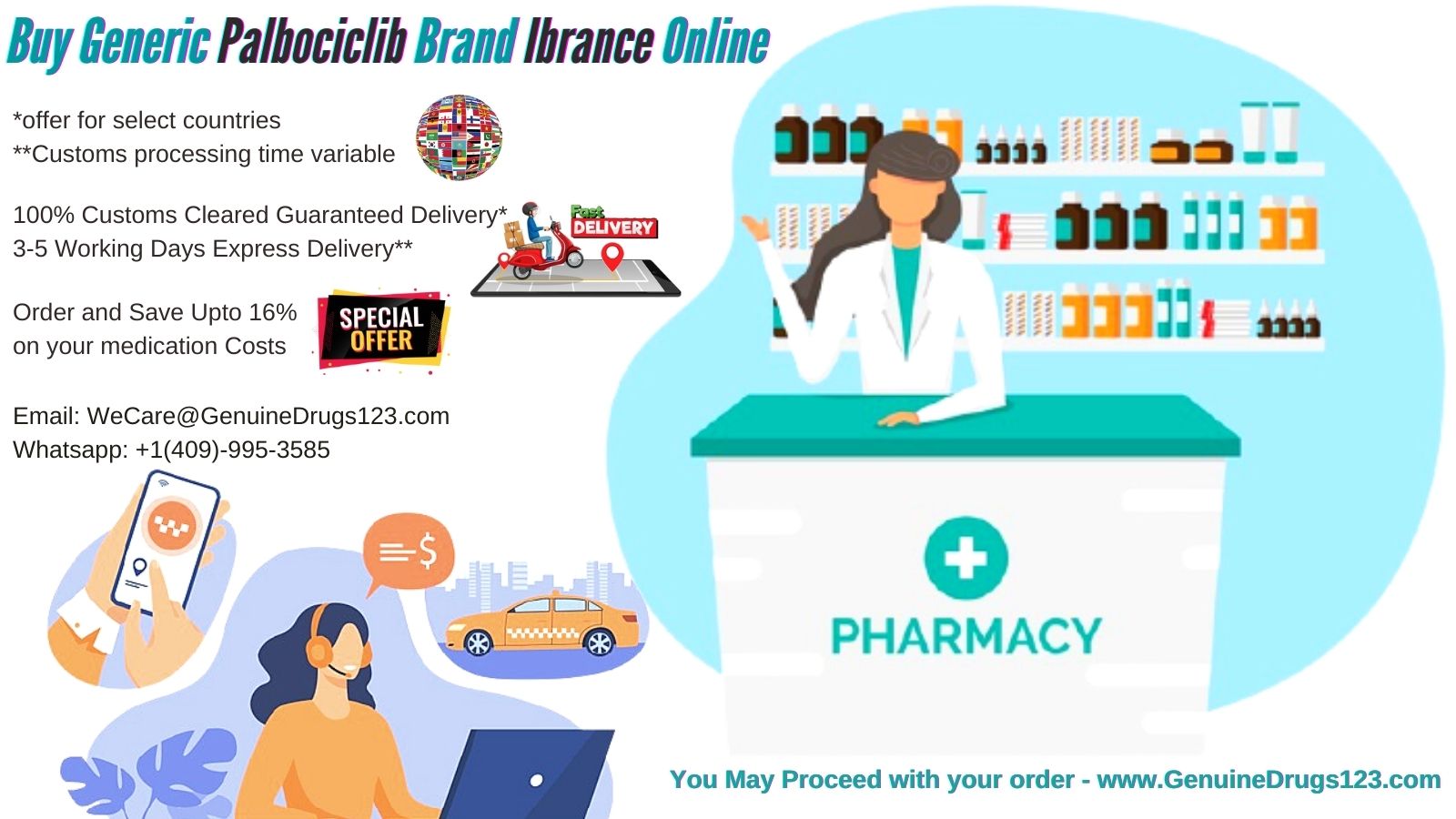 Buy Generic Palbociclib Brand Ibrance Online