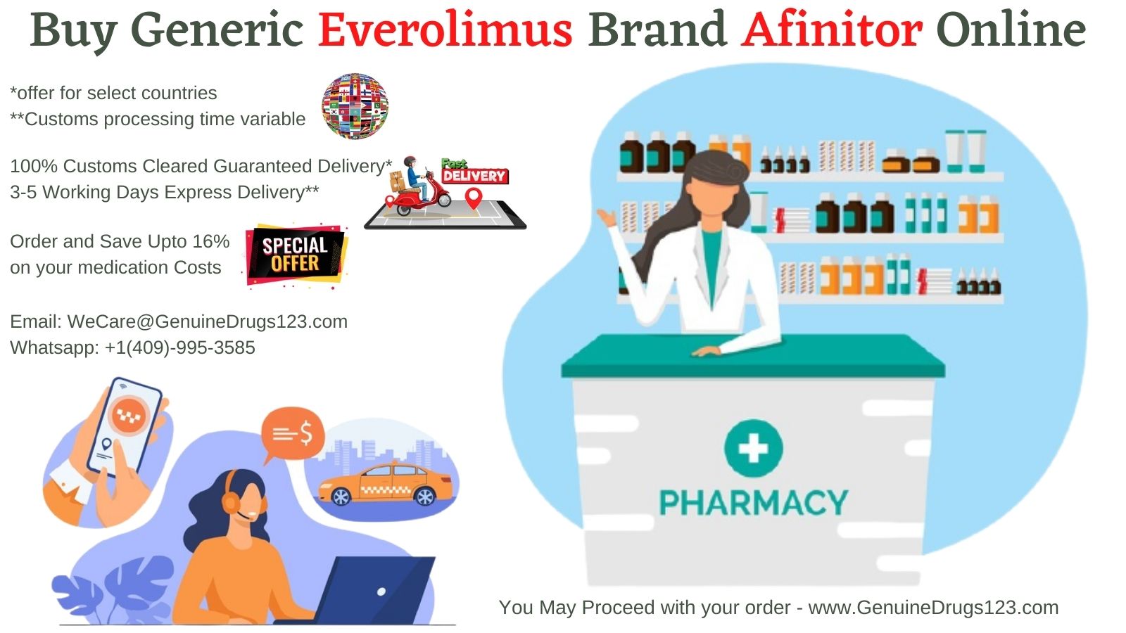 Buy Generic Everolimus Brand Afinitor Online 