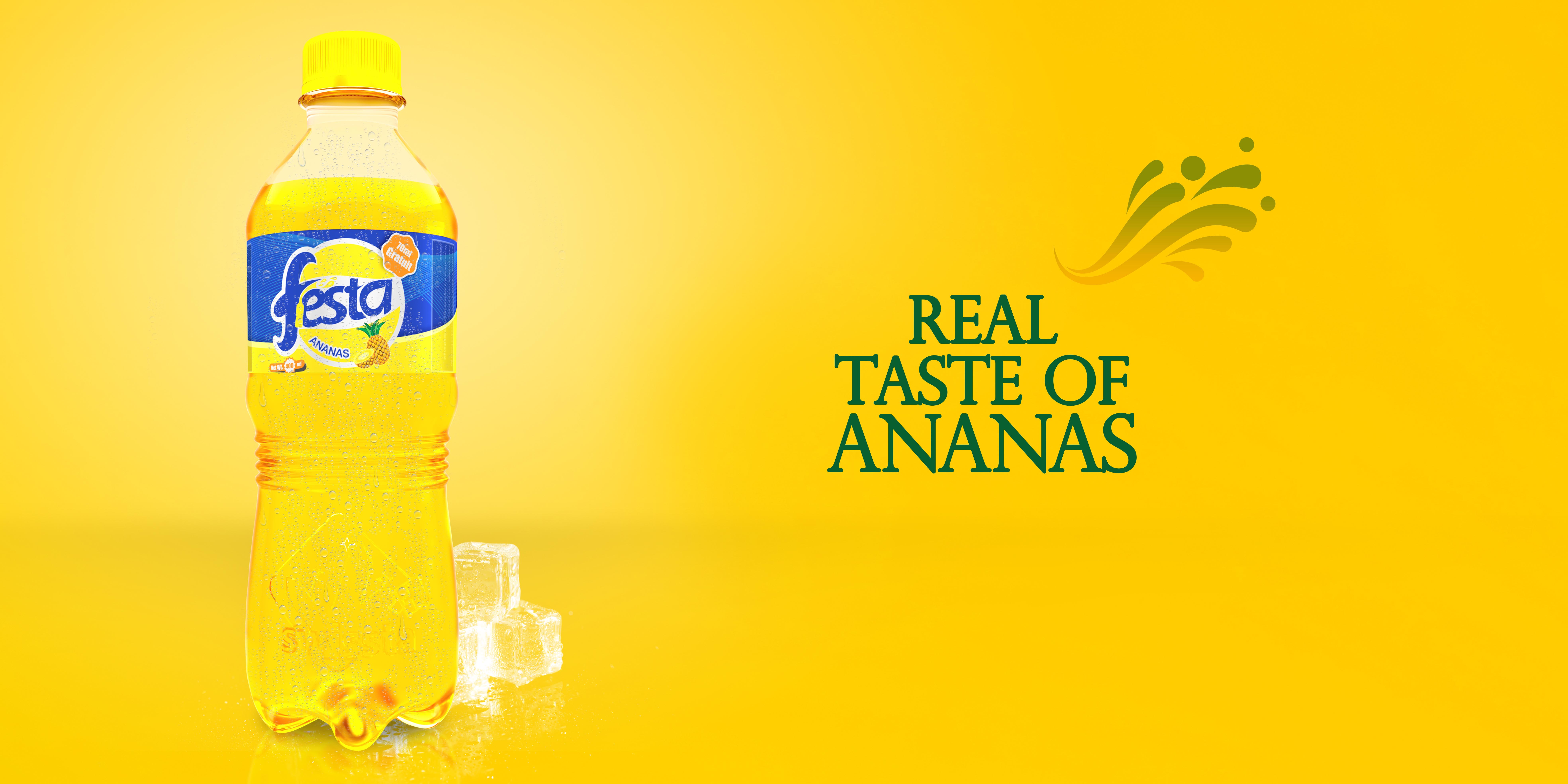 Popular Ananas soft Drinks brands in Kinshasa, DRC, Africa-Festa