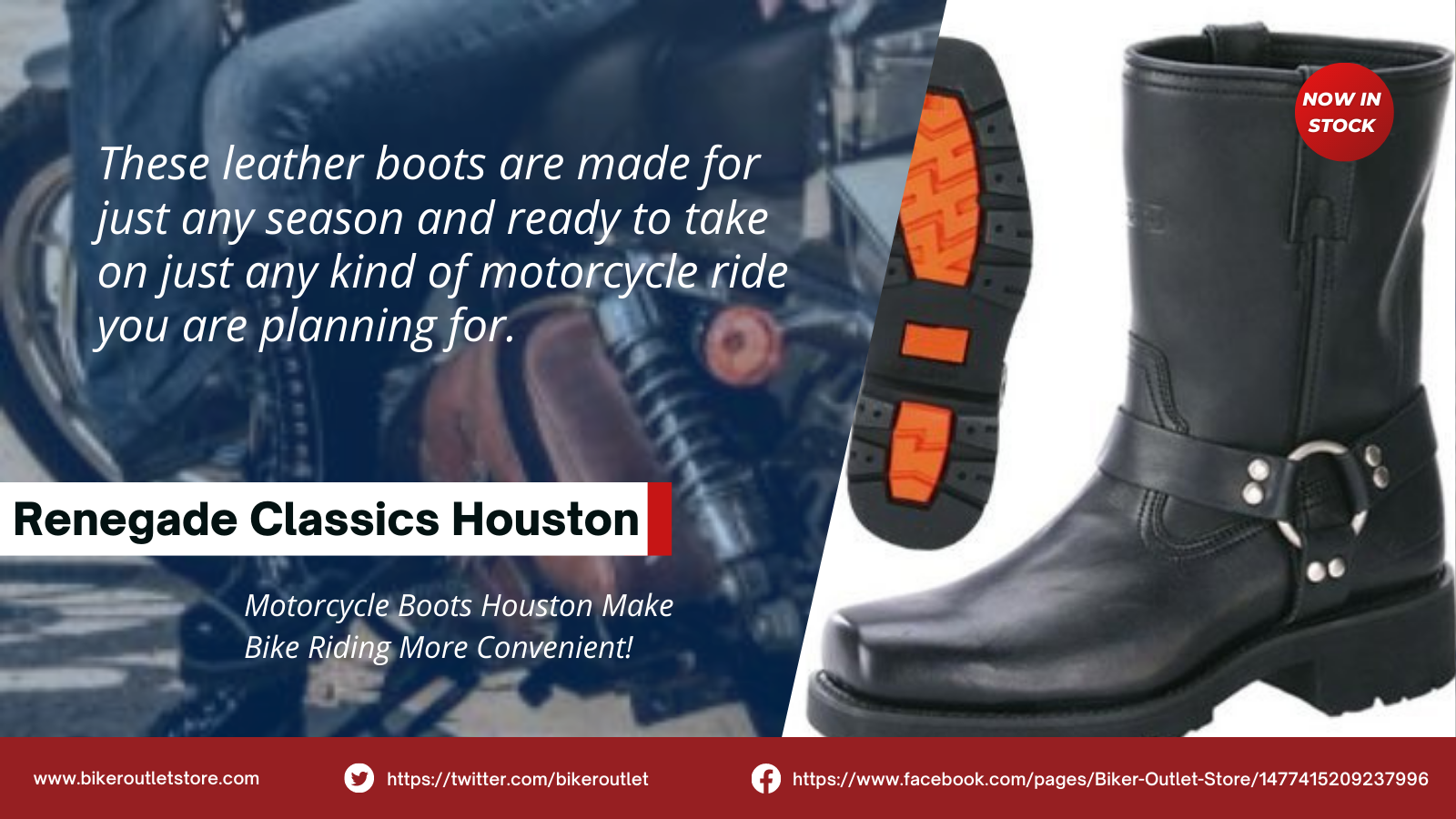 Motorcycle Boots Houston will Eliminate the Chances for Breaking of Bones!