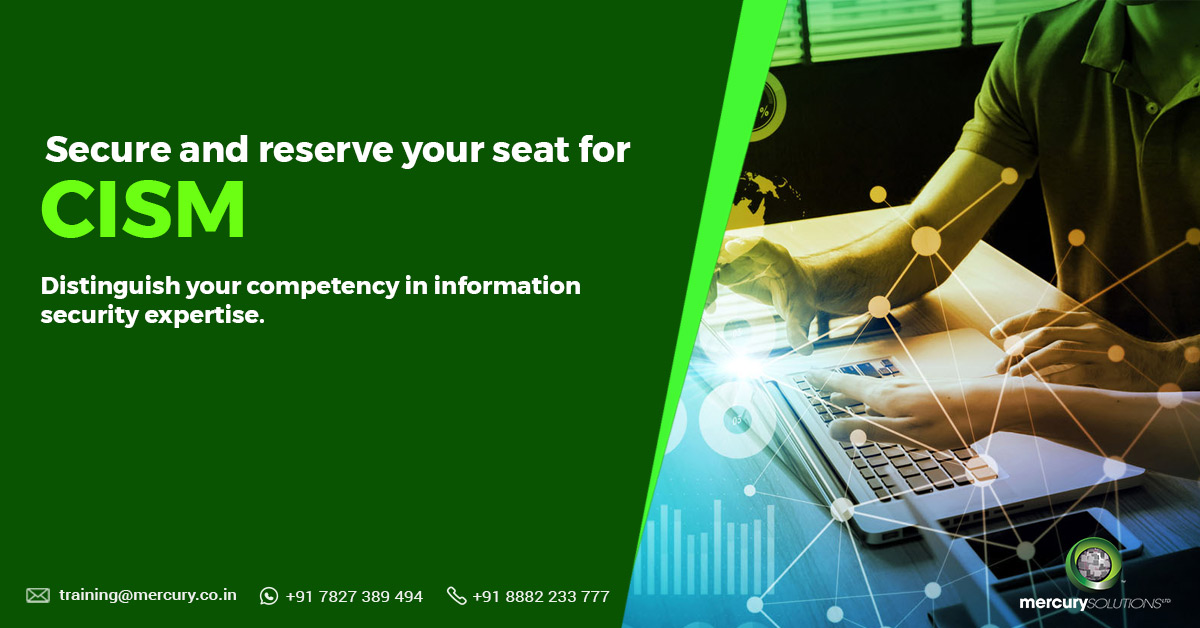 CISM Live Online Training at Mercury Solutions