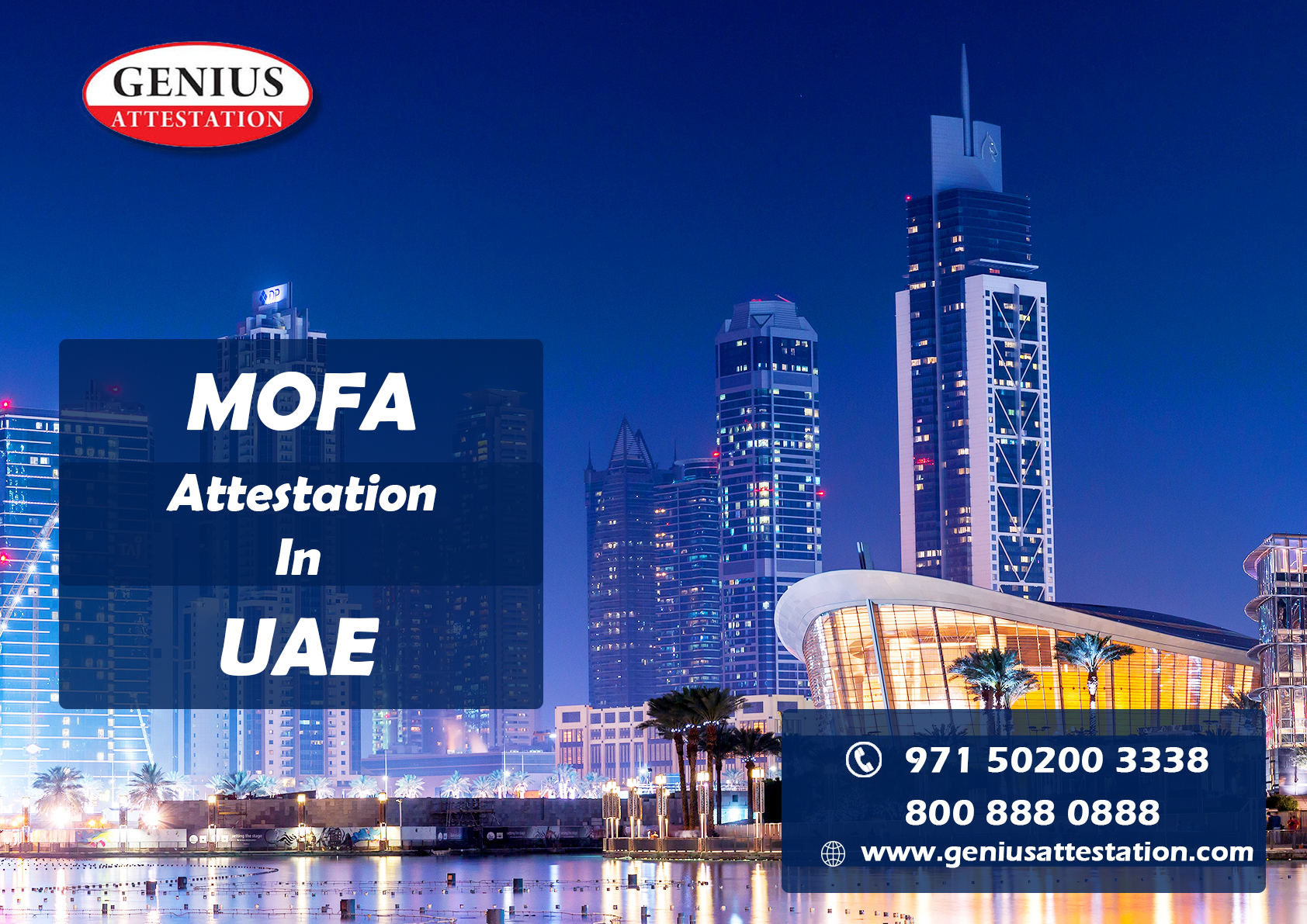 how to get MOFA attestation in UAE