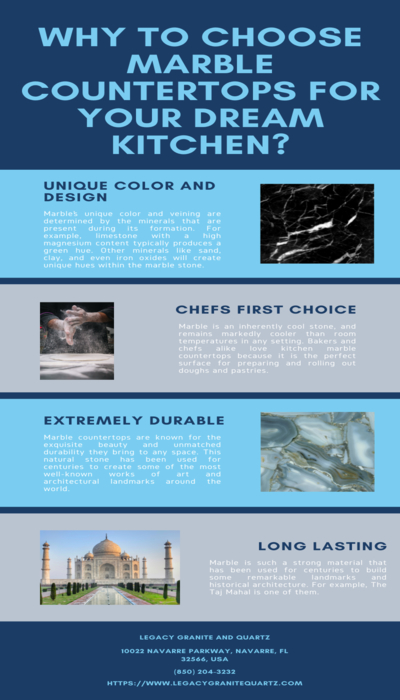 Why To Choose Marble Countertops For Your Dream Kitchen