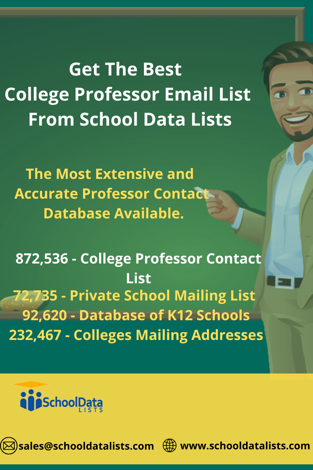 Get Access to Opt-in and College Professor Contact Database