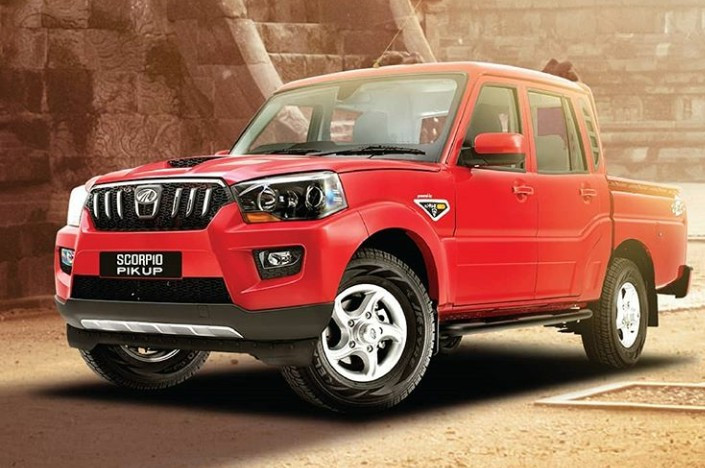 A Row Of Car Pick Up A Cheap Mahindra
