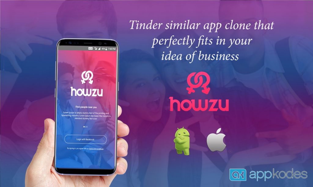 Appkodes Howzu, a readymade Tinder clone solution
