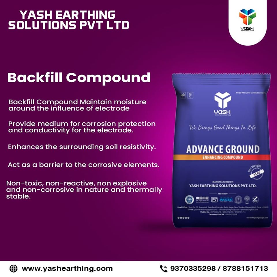 Backfill Compound | Advanced Ground |Yash Earthing Solutions