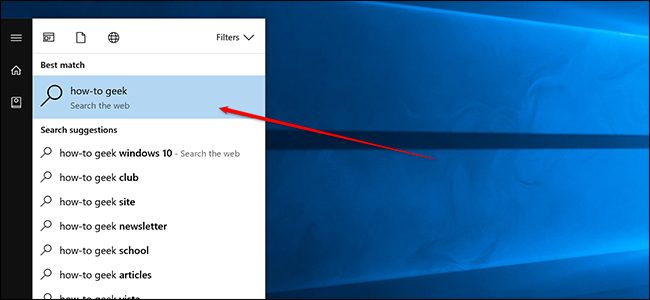 Here’s How to Disable the Bing in the Windows 10 Start Menu
