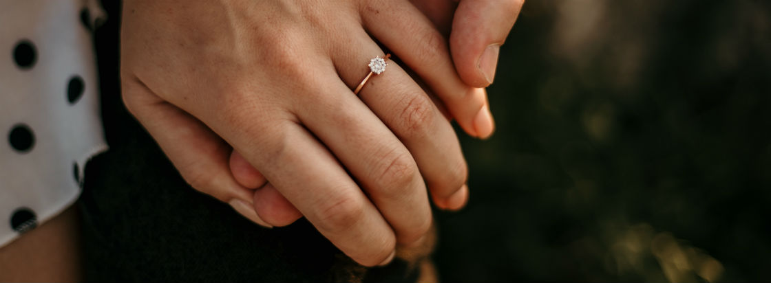 Symbol der Liebe: Diamantringe