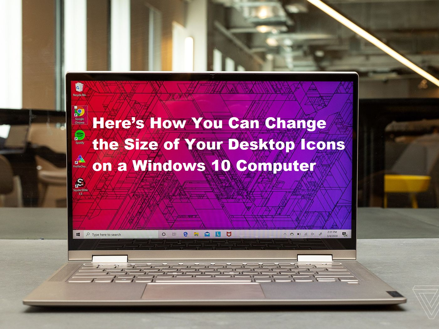 Here’s How You Can Change the Size of Your Desktop Icons on a Windows 10 Computer