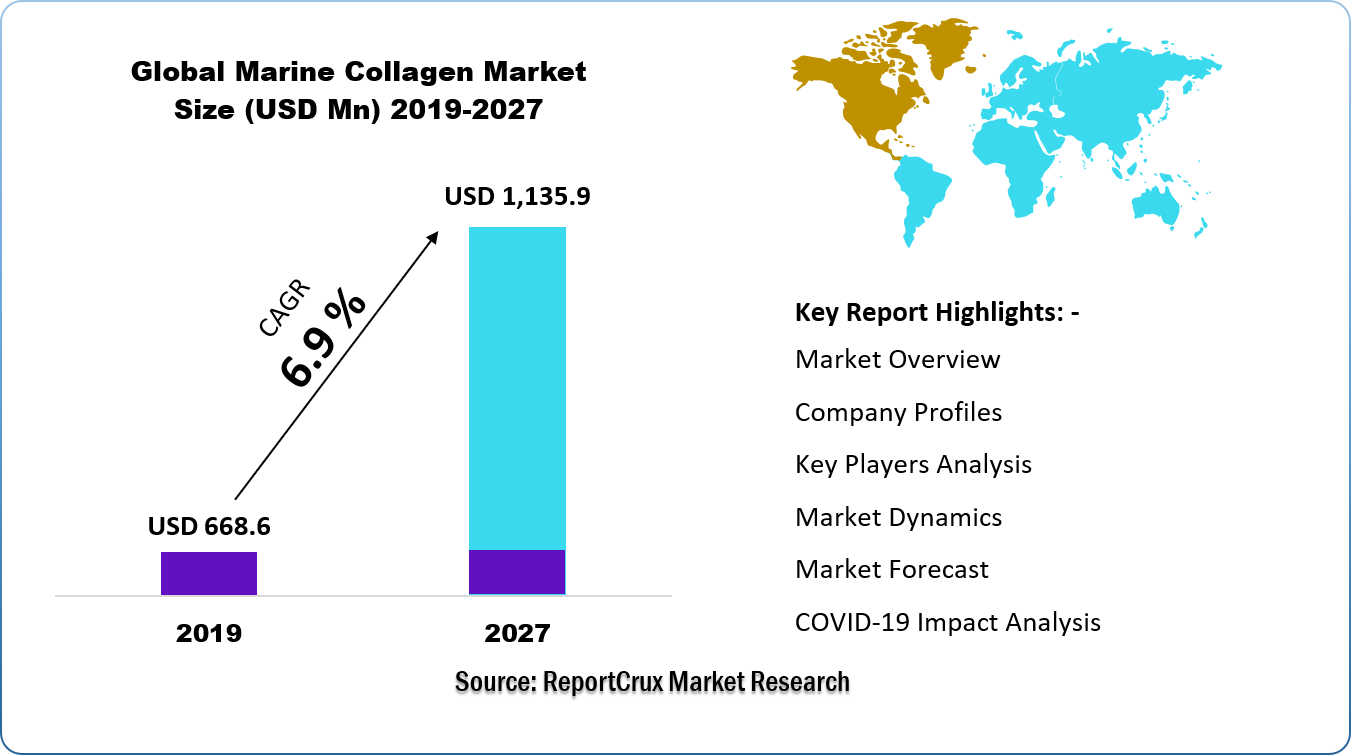 Marine Collagen Industry 2021-2028 - Key Driving Factors and Challenges | ReportCrux