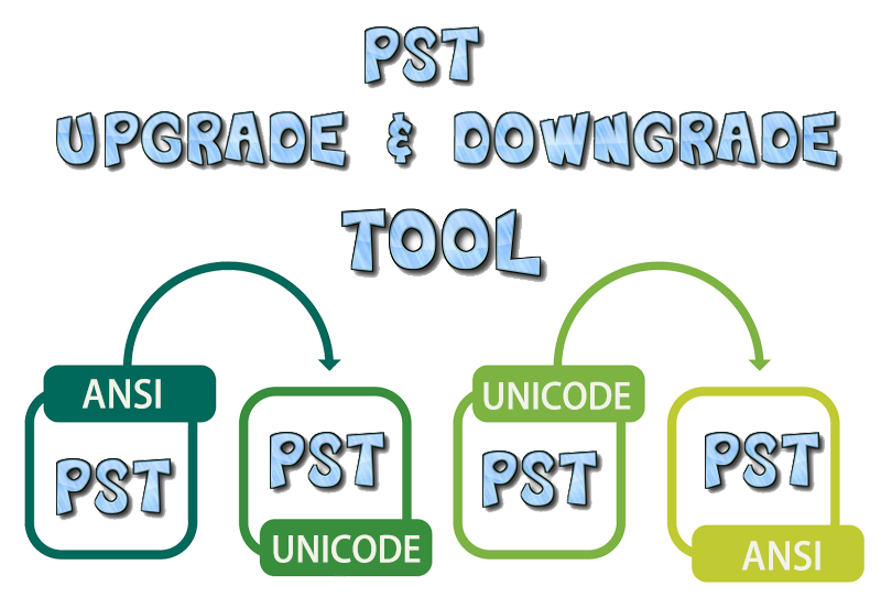 Convert PST: ANSI to UNICODE & UNICODE to PST