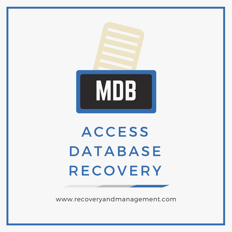MS Access Database Recovery