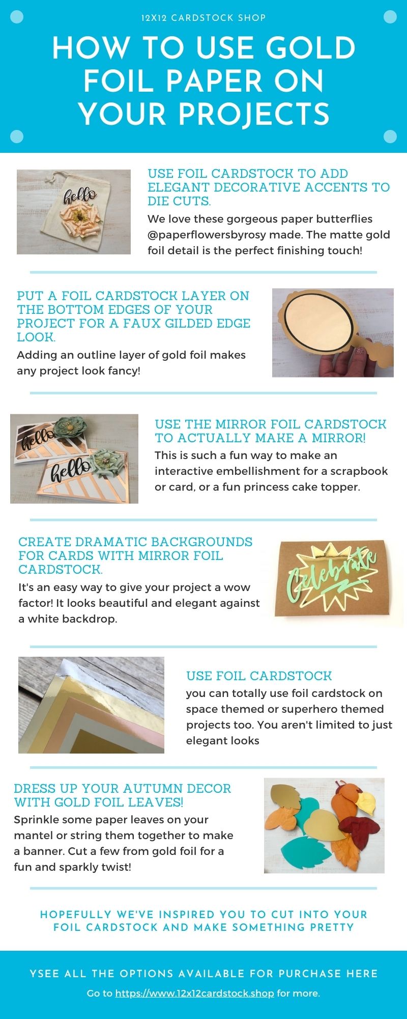 How To Use Gold Foil Paper On Your Projects ?