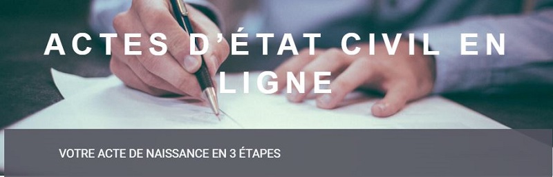 Demande Acte De Naissance En Ligne | Actes-Etatcivil-Officiel