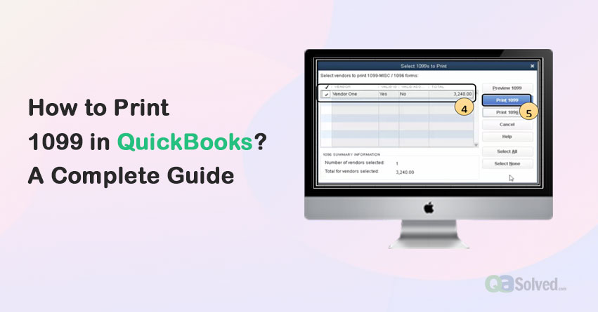 How to Print 1099 in QuickBooks? - A Complete Guide