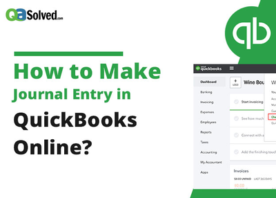How to Make a Journal Entry in QuickBooks Online?