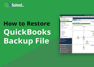 How to Restore QuickBooks Backup File?