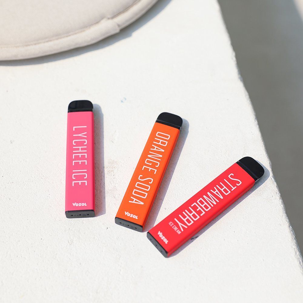 VOZOL Disposable Bar Vape Pen Pod Kit E Cigarette 1000 Puffs 670mAhBattery